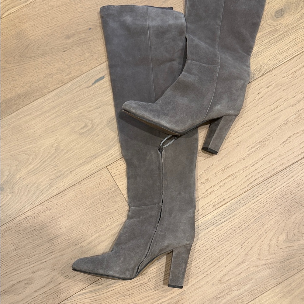 Halogen Over the Knee Gray Boots